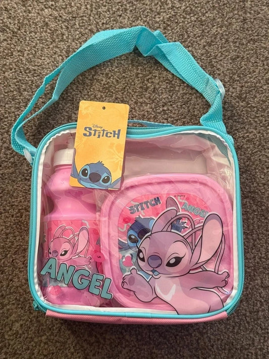 Disney Stitch Angel Kids Lunch Bag Set
