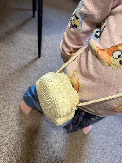 Kids Mini Summer Straw Style Bag
