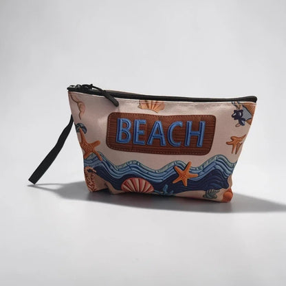 Beach Makeup Bag, Cosmetic Pouch